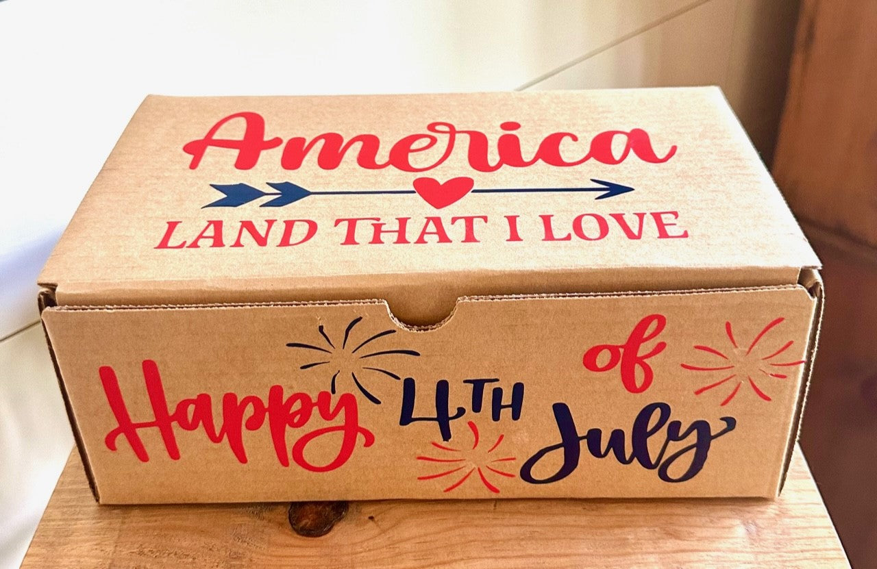 Gift Box-  Senior Monthly Program-  4th Of July-  July