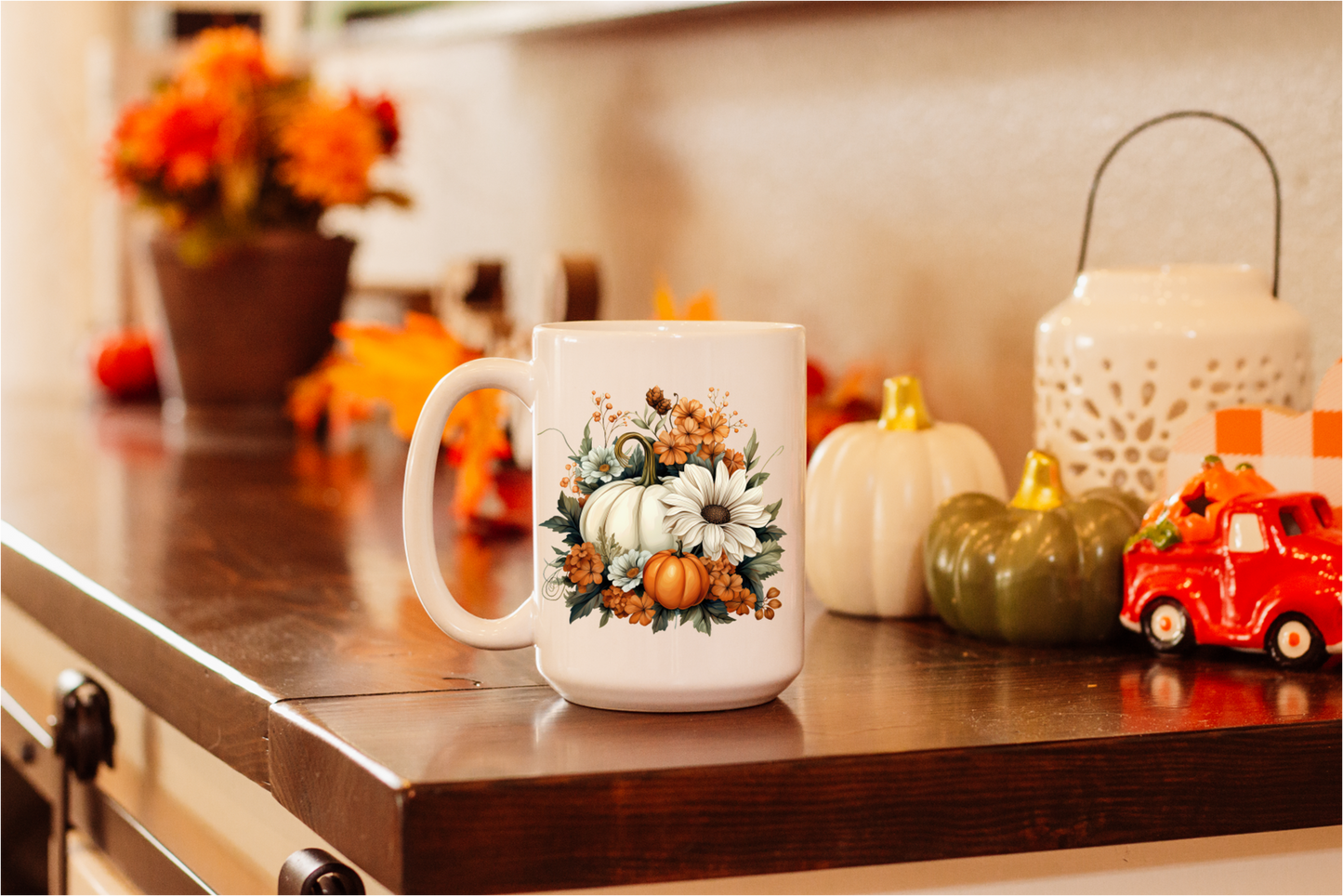 Coffee Mug-  Holiday/Events-  Fall-  Pumpkins 1