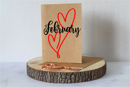 Journals/Notepads-  Monthly Journals-  February