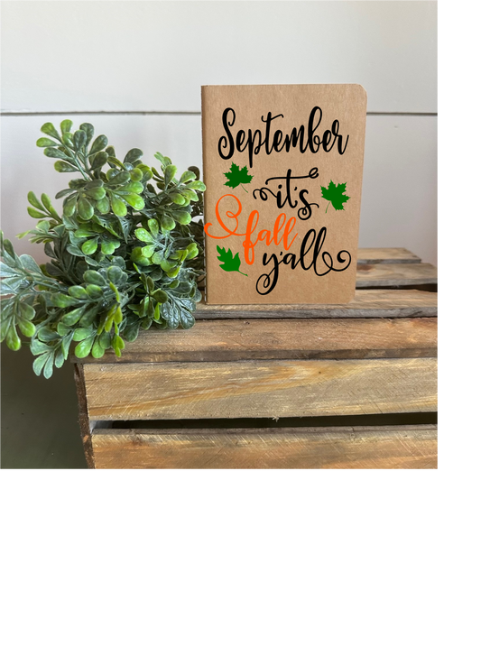 Journals/Notepads-  Monthly Journals-  September