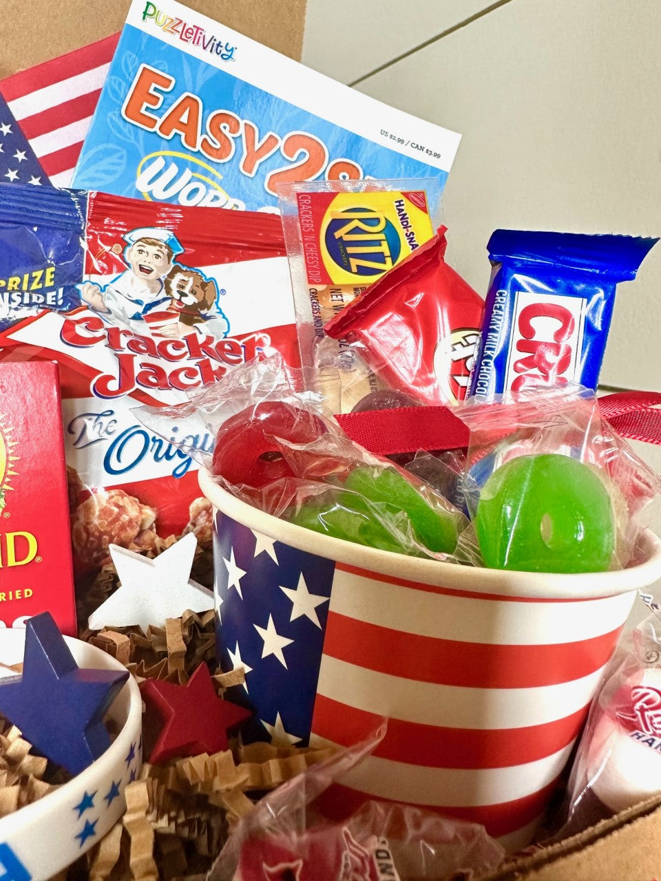 Gift Box-  Senior Monthly Program-  4th Of July-  July