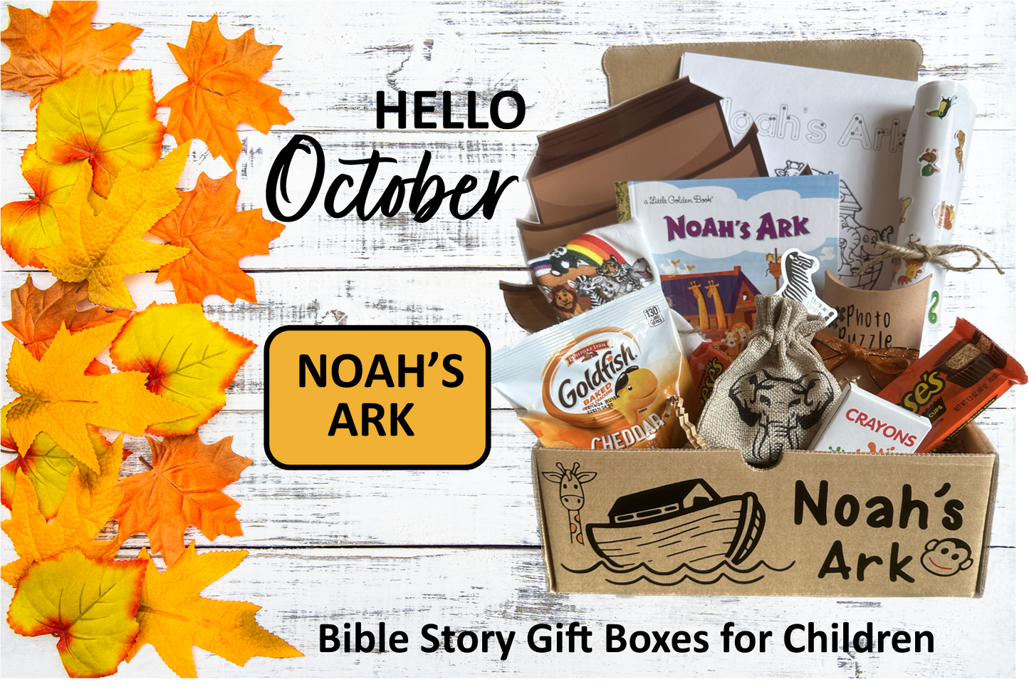 Gift Box-  Bible Story For Children-  Noah's Ark-  October