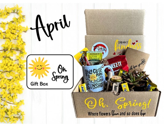 Gift Box-  Senior Monthly Program-  Oh, Spring- April