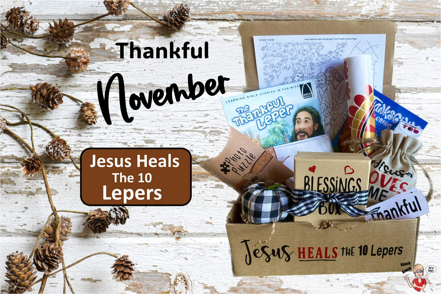 Gift Box-  Bible Story For Children-  Jesus Heals The 10 Lepers-  November