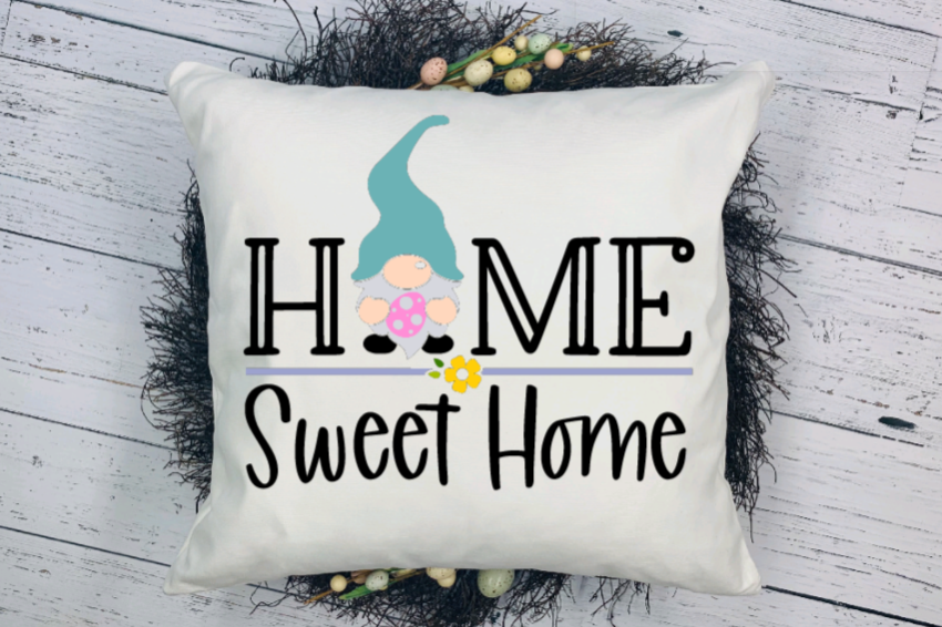 Pillow Cover-  Holiday/Events-  Easter-  Home Sweet Home