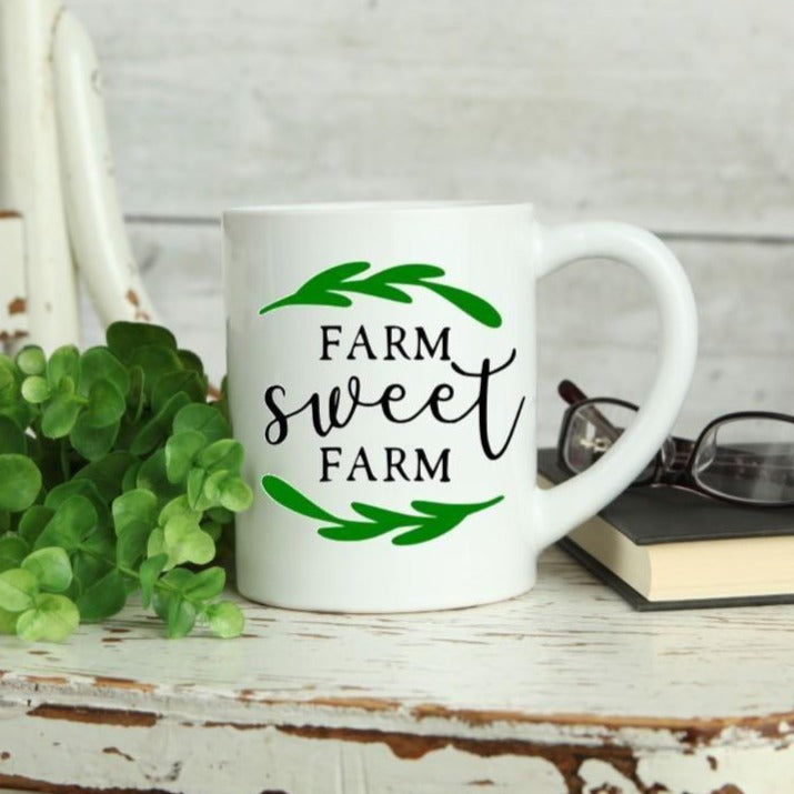 Coffee Mug-  Farmhouse-  Farm Sweet Farm